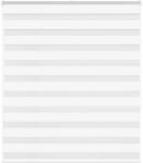 vidaXL zebrafüggönnyel fehér szövetszélesség 130, 9 cm poliészter (4014762)