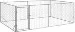 vidaXL kültéri kutyakennel ajtóval 3x2x1 m horganyzott acélból (4105413)