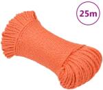 vidaXL narancssárga polipropilén munkakötél 6 mm 25 m (152923)