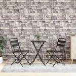 vidaXL 10 db EPS 3D fali panel világosszürke tégla dizájnnal (149586)