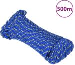 vidaXL kék polipropilén hajókötél 4 mm 500 m (152437)