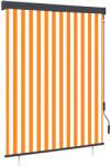 vidaXL fehér és narancssárga kültéri roló 140 x 250 cm (145969)