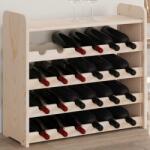 vidaXL tömör fenyőfa bortartó állvány tetővel 67, 5 x 25 x 60 cm (4007558)