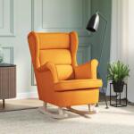 vidaXL sötétsárga szövet hintaszék 74 x 90 x 102 cm (4016928)