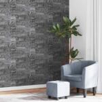 vidaXL fekete kőhatású nem szőtt 3D tapéta 10 x 0, 53 m (353394)