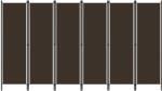 vidaXL barna 6 paneles paraván 300 x 180 cm (320728)