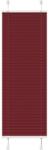 vidaXL pliszírozott redőny Bordeaux piros 50x100 cm szövetszélesség (4015218)