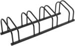 vidaXL fekete acél kerékpártároló 4 kerékpárhoz (154424)