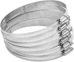vidaXL 6 db 304-es rozsdamentes acél tömlőbilincs 91-110 mm (4008073)