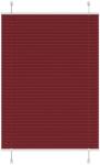 vidaXL pliszírozott redőny Bordeaux piros 85x100 cm szövetszélesség (4015225)