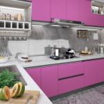 vidaXL magasfényű lila öntapadó PVC bútorfólia 500 x 90 cm (326147)