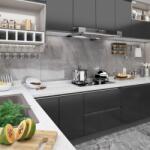 vidaXL 2 db fekete öntapadó PVC ajtófólia 500 x 90 cm (3059652)