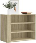 vidaXL sonoma tölgy színű szerelt fa faliszekrény 75 x 35 x 60 cm (848418)