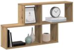 vidaXL kézműves tölgy színű szerelt fa fali polc 100 x 18 x 53 cm (856593)