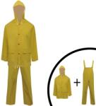 vidaXL 2 darabos vízálló nagy teherbírású csuklyás eső ruha méret L (130777)