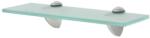 vidaXL lebegő polc üveg 30x10 cm 8 mm (243754)