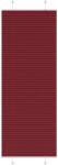 vidaXL pliszírozott redőny Bordeaux piros 70x200 cm szövetszélesség (4015256)