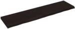 vidaXL sötétbarna kezelt tömör tölgyfa fali polc 200 x 50 x (2-6) cm (363849)