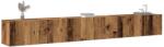 vidaXL 3 részes antik fa színű szerelt fa fali TV-szekrényszett (3329203)