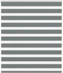 vidaXL zebrafüggönnyel sötét szürke szövetszélesség 125, 9cm poliészter (4014111)