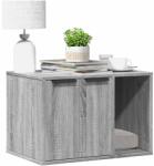 vidaXL szürke sonoma színű szerelt fa macskaalomdoboz 60 x 40 x 40 cm (857729)