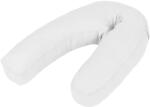 vidaXL J-alakú fehér kismama párna 54 x (36-43) cm (132973)