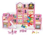 MTS Toy & Hobby Felépíthető Babaház Babákkal és Bútorokkal (82583)