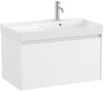 Roca Ona egy fiókos mosdószekrény A327688000 mosdóval jobboldali medencével, matt fehér színben (A851719509)