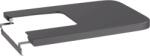 Roca Inspira Square bidé fedél onyx színben (A80653264B)
