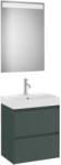 Roca Ona két fiókos kompakt mosdószekrény Pack mosdóval, tükörrel, matt zöld színben 550 x 360 (A851699513)