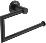 Roca Hotels Round törölközőtartó gyűrű mat fekete (A817579C40)