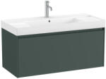 Roca Ona egy fiókos mosdószekrény A32768A000 mosdóval, matt zöld színben (A851686513)