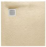 Roca Terran extra lapos műgyanta zuhanytálca, csúszásgátló felülettel 900 x 900 x 26 Krémszínű (AP0338438401500)