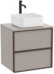 Roca Inspira mosdó alsószekrény pulttal 60cm, szürke homok (A851993510)