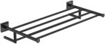 Roca Hotels Square törölköző tartó polc matt fekete (A817611C40)
