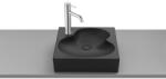 Roca Ohtake pultra ültethető mosdó 41x41cm, matt fekete (A327A14080)