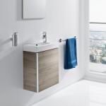 Roca Unik Pack Mini mosdószekrény kézmosóval és tükörrel Oak (A855865155)