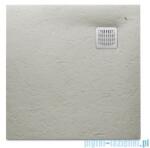 Roca Terran extra lapos műgyanta zuhanytálca, csúszásgátló felülettel 900 x 900 x 26 Cement (AP0338438401300)