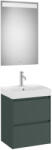 Roca Ona két fiókos kompakt mosdószekrény Pack mosdóval, tükörrel, matt zöld színben 500 x 360 (A851698513)
