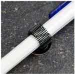  Tolltartó, fém, öntapadós - vegyesbolt