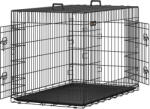 FEANDREA XXL Összecsukható Kutyaketrec Két Ajtóval Fekete (EUZ-PPD48H) - prodis