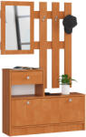 AKORD AKORD Klasszikus Égerfa Előszobai Bútor Szett Tükörrel (AKO-PP0PZESOLC001)
