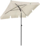 SONGMICS Téglalap Alakú Erkélynapernyő UPF50+ Védelemmel Bézs (EUZ-GPU180M01)