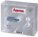 Hama Кутийка за CD/DVD HAMA Double Jewel Case, прозрачен, 5 бр. в пакет (44752) - zettabytex