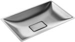 SANELA - Lavoar încastrat 550x334 mm, fără preaplin, inox mat SLUN 24X (SLUN 24X)
