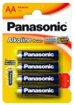 Panasonic Alkaline Power AA ceruza 1.5V alkáli/tartós elemcsomag (4db) (LR6APB-4BP) (LR6APB-4BP)