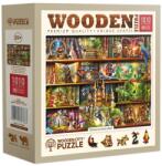 Wooden City Дървен пъзел Wooden City от 1010 части - Приказки на всяка лавица (NB 0818-XL)