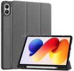 Gigapack Poco Pad M1 / Redmi Pad 2 Pro GIGAPACK Tok álló, bőr hatású aktív FLIP, ceruza tartó, SÖTÉTSZÜRKE (GP-179091) (GP-179091)