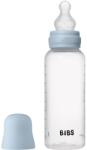 BIBS Anti-Colic Baby Bottle Silicone antikólikás cumisüveg szilikoncumival Baby Blue 270 ml