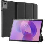 Dux Ducis Lenovo Idea Tab / Idea Tab DOMO tok álló, bőr hatású aktív FLIP, textil minta, FEKETE (GP-179078) (GP-179078)